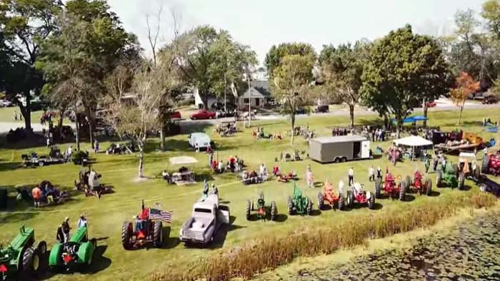 Early Farm Days Aerial View